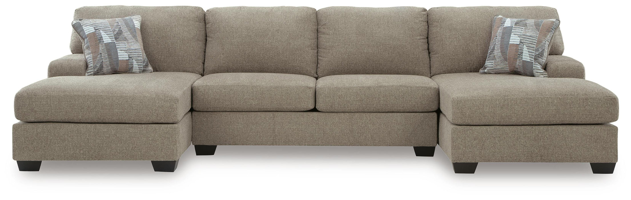Newellen Sectional with Double Chaise - De Avenue Furniture