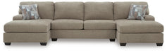 Newellen Sectional with Double Chaise - De Avenue Furniture