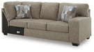 Newellen Sleeper Sectional with Chaise - De Avenue Furniture