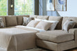Newellen Sleeper Sectional with Chaise - De Avenue Furniture