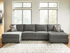 Clarington Sectional with Double Chaise - De Avenue Furniture