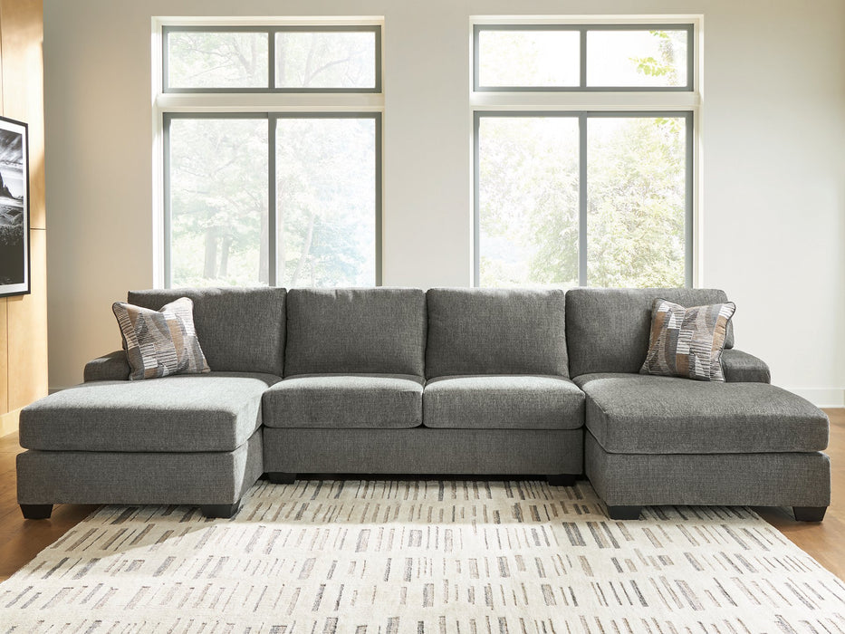 Clarington Sectional with Double Chaise - De Avenue Furniture