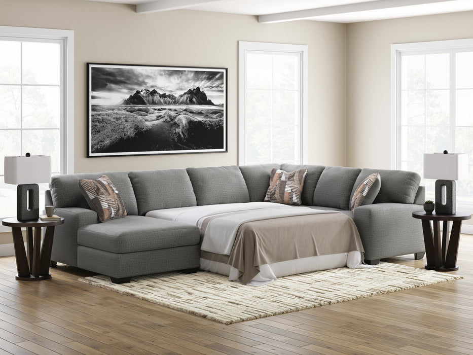 Clarington Sleeper Sectional with Chaise - De Avenue Furniture