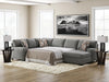 Clarington Sleeper Sectional with Chaise - De Avenue Furniture