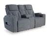 Studio Cave Power Reclining Loveseat with Console - De Avenue Furniture