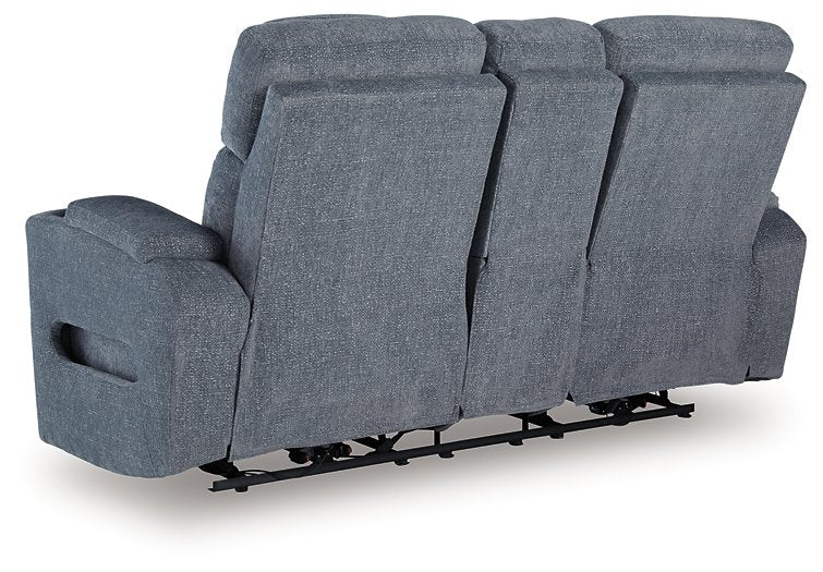 Studio Cave Power Reclining Loveseat with Console - De Avenue Furniture