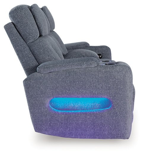 Studio Cave Power Reclining Loveseat with Console - De Avenue Furniture