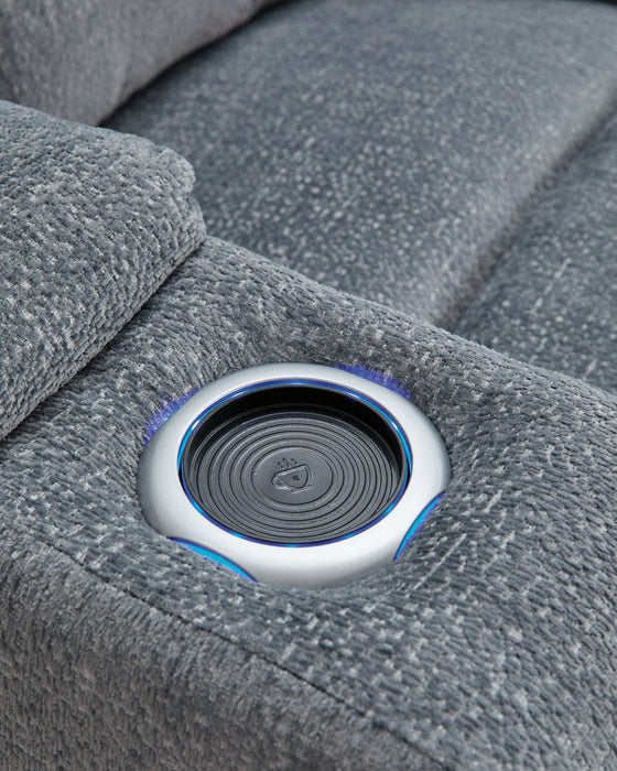 Studio Cave Power Reclining Loveseat with Console - De Avenue Furniture