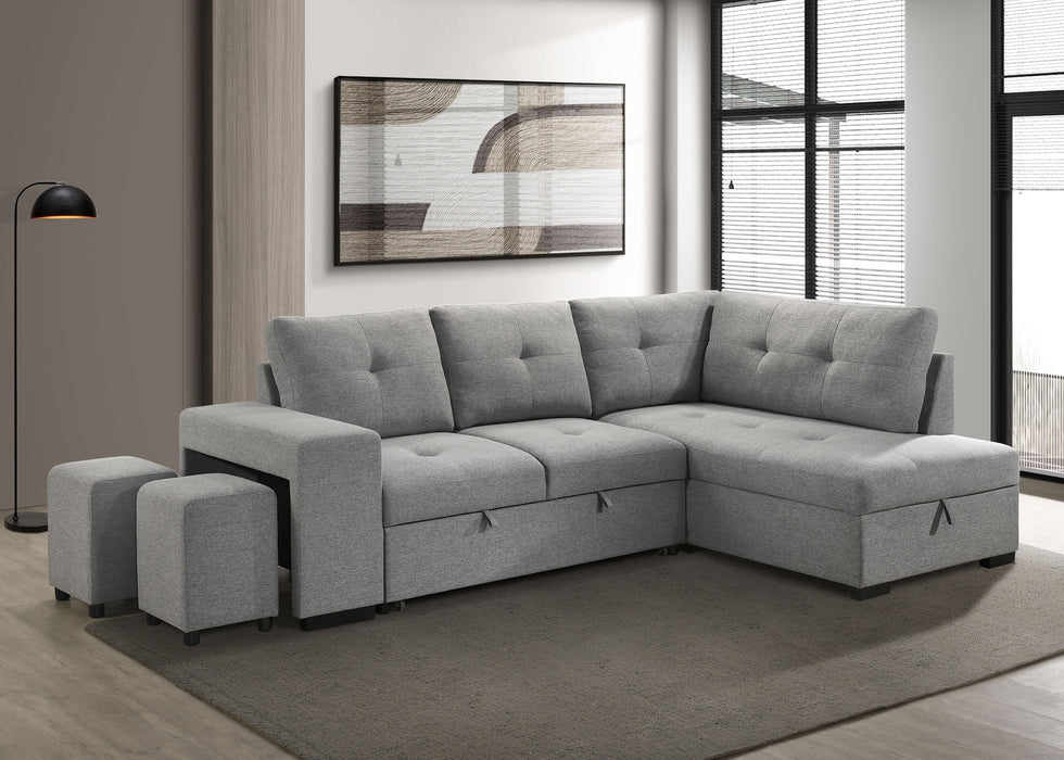 Roanne Pull-Out Sleeper Sectional Sofa - De Avenue Furniture