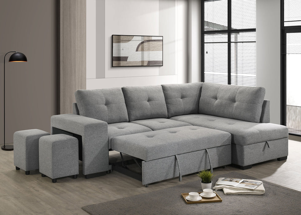 Roanne Pull-Out Sleeper Sectional Sofa - De Avenue Furniture