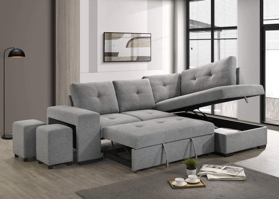 Roanne Pull-Out Sleeper Sectional Sofa - De Avenue Furniture