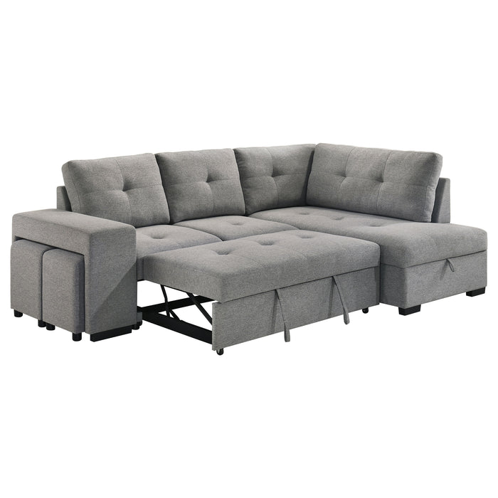 Roanne Pull-Out Sleeper Sectional Sofa - De Avenue Furniture