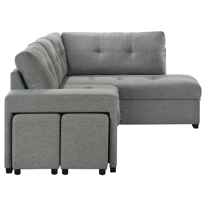 Roanne Pull-Out Sleeper Sectional Sofa - De Avenue Furniture