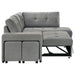 Roanne Pull-Out Sleeper Sectional Sofa - De Avenue Furniture