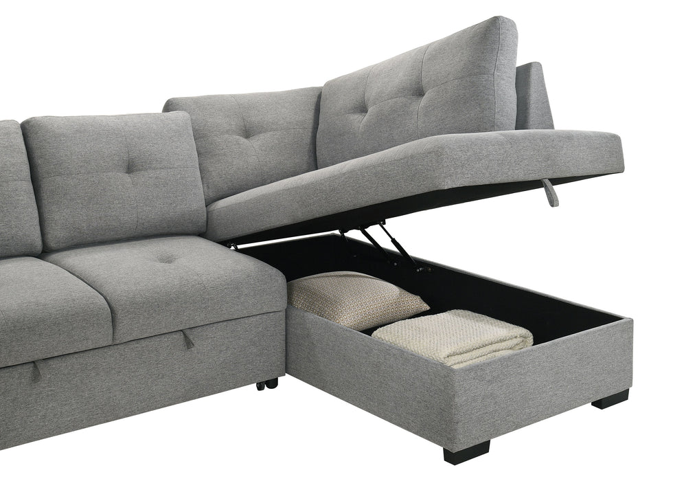 Roanne Pull-Out Sleeper Sectional Sofa - De Avenue Furniture
