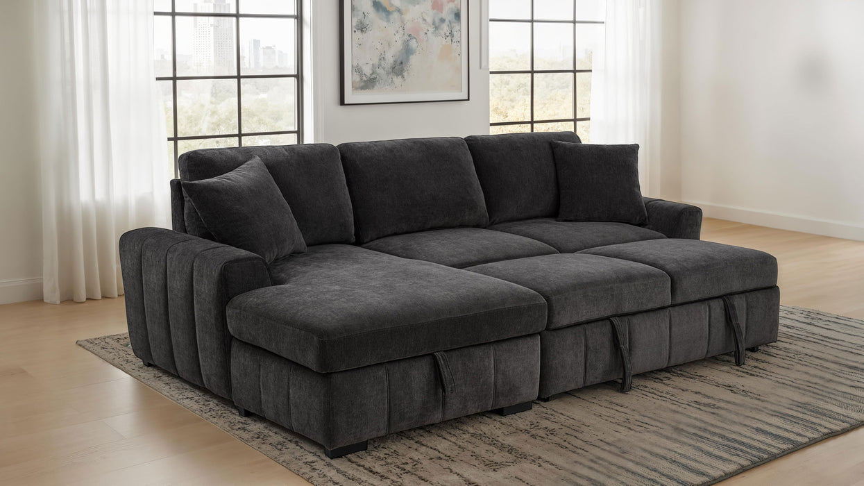 Pastrana Pull-Out Sleeper Sectional Sofa - De Avenue Furniture