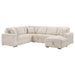 Devonshire Pull-Out Sleeper Sectional Sofa - De Avenue Furniture