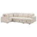 Devonshire Pull-Out Sleeper Sectional Sofa - De Avenue Furniture