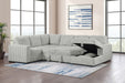 Devonshire Pull-Out Sleeper Sectional Sofa - De Avenue Furniture