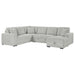 Devonshire Pull-Out Sleeper Sectional Sofa - De Avenue Furniture