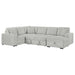 Devonshire Pull-Out Sleeper Sectional Sofa - De Avenue Furniture