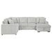 Devonshire Pull-Out Sleeper Sectional Sofa - De Avenue Furniture