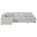Devonshire Pull-Out Sleeper Sectional Sofa - De Avenue Furniture
