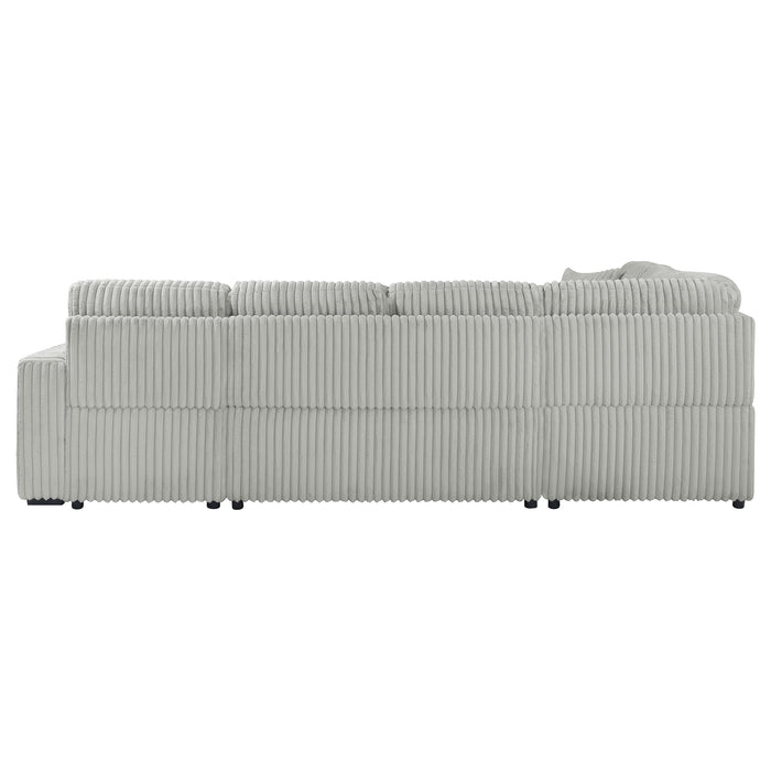 Devonshire Pull-Out Sleeper Sectional Sofa - De Avenue Furniture