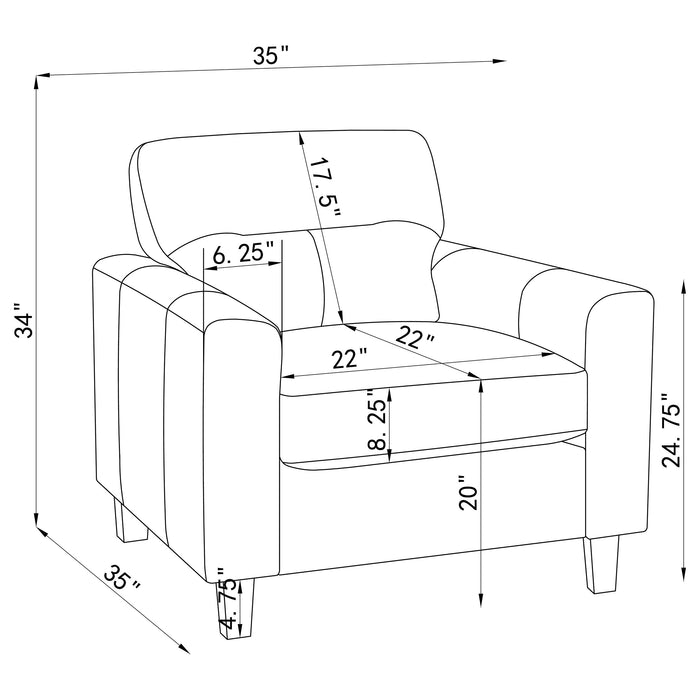 Scotland Accent Chair - De Avenue Furniture