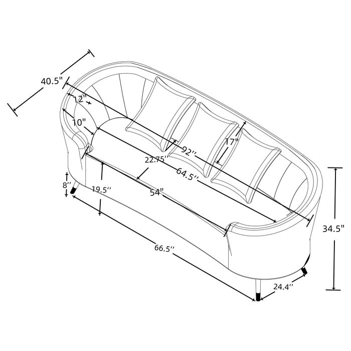 Ellorie Sofa - De Avenue Furniture