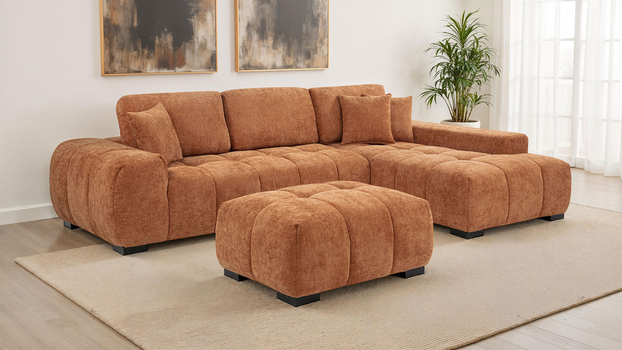 Octavia Sectional Sofa - De Avenue Furniture