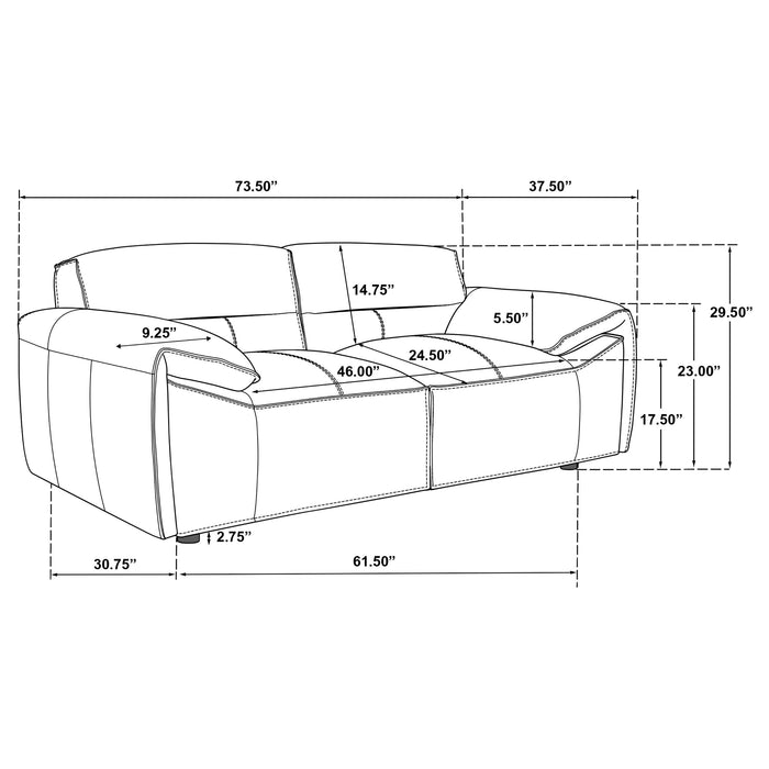 Buxton Loveseat - De Avenue Furniture