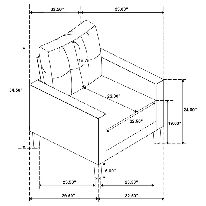 Bowen II Sofa Set - De Avenue Furniture