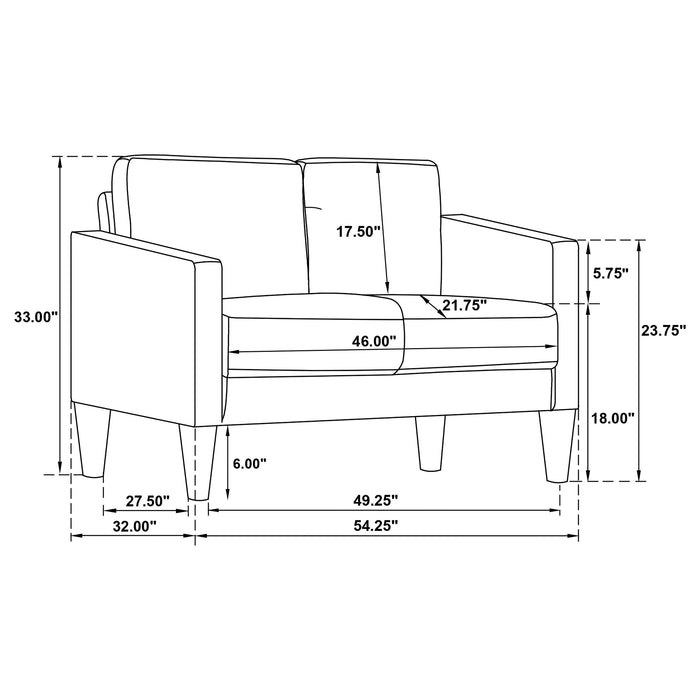 Ruth Loveseat - De Avenue Furniture