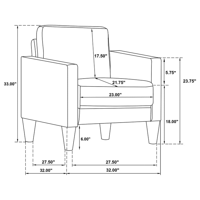 Ruth Accent Chair - De Avenue Furniture