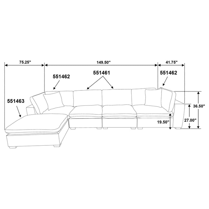 Lakeview Modular Sectional Sofa - De Avenue Furniture