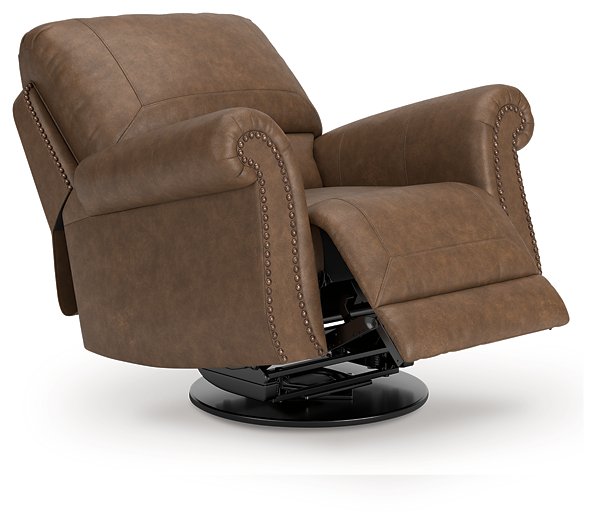 Chasemore Swivel Glider Recliner - De Avenue Furniture
