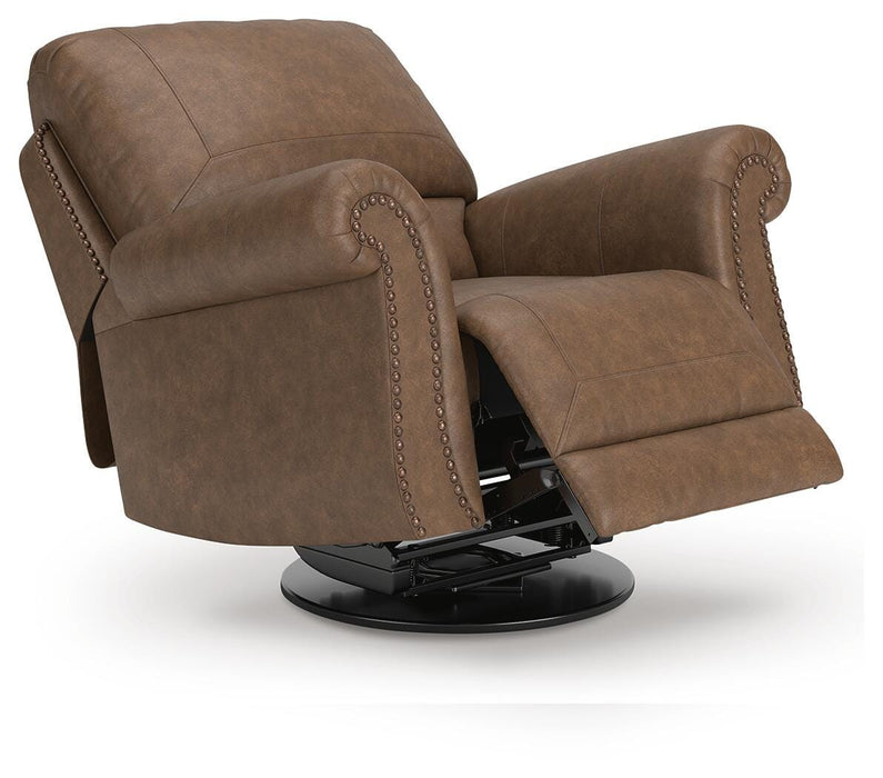 Chasemore Swivel Glider Recliner - De Avenue Furniture