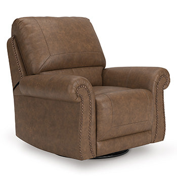 Chasemore Swivel Glider Recliner - De Avenue Furniture