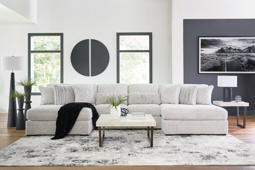 Cuddle Plush Sectional with Chaise - De Avenue Furniture