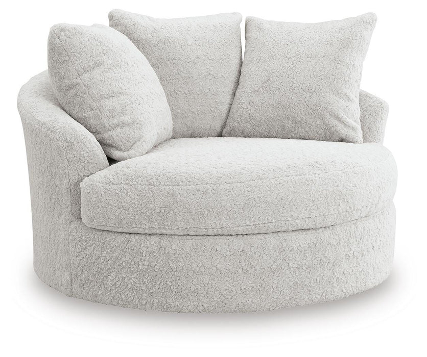 Cuddle Plush Oversized Swivel Accent Chair - De Avenue Furniture