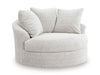 Cuddle Plush Oversized Swivel Accent Chair - De Avenue Furniture