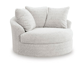 Cuddle Plush Oversized Swivel Accent Chair - De Avenue Furniture