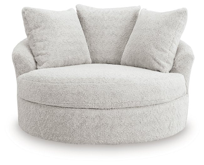 Cuddle Plush Oversized Swivel Accent Chair - De Avenue Furniture