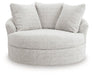 Cuddle Plush Oversized Swivel Accent Chair - De Avenue Furniture