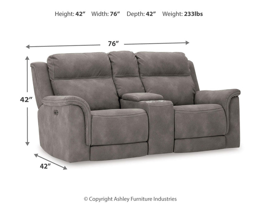 Next-Gen DuraPella Power Reclining Loveseat with Console - De Avenue Furniture