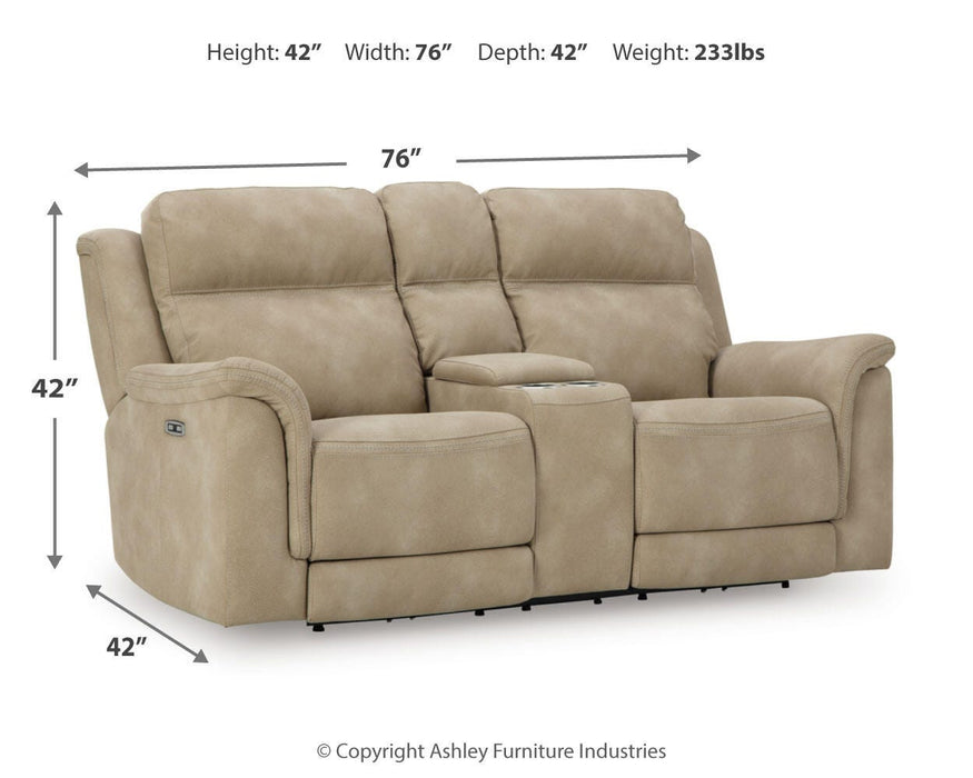 Next-Gen DuraPella Power Reclining Loveseat with Console - De Avenue Furniture