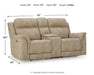 Next-Gen DuraPella Power Reclining Loveseat with Console - De Avenue Furniture