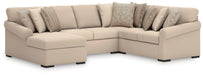LadyMae Sectional with Chaise - De Avenue Furniture