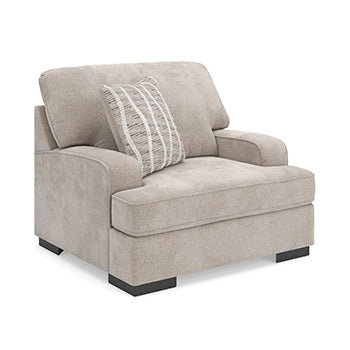 High Profile Chair & Ottoman Living Room Set - De Avenue Furniture